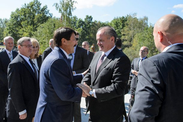 Áder János magyar és Andrej Kiska szlovák köztársasági elnök részt vett az Aggteleki Nemzeti Park 20. Jubileumi Ünnepségén.
