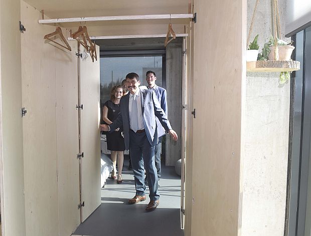 Áder János köztársasági elnök látogatást tett a Solar Decathlon Europe 2019 elnevezésű nemzetközi egyetemi építőverseny mintaházparkjában.