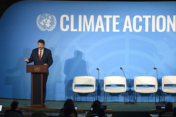 Áder János köztársasági elnök New Yorkban részt vett és beszédet mondott az ENSZ-klímacsúcson.