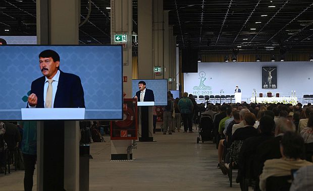 Áder János köztársasági elnök a Nemzetközi Eucharisztikus Kongresszus keretében tanúságtételt tett.